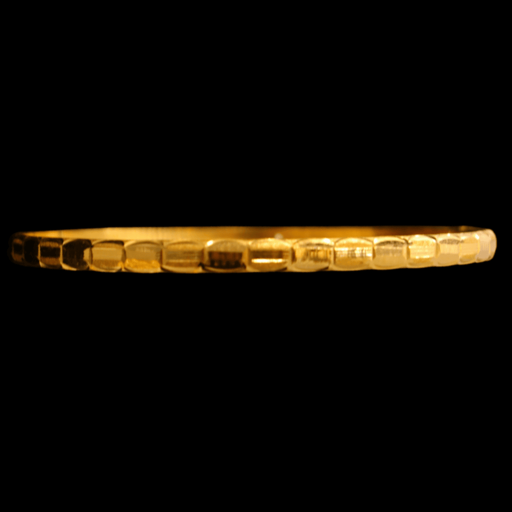 21K Gold Bangle Set OF 1 (XS)